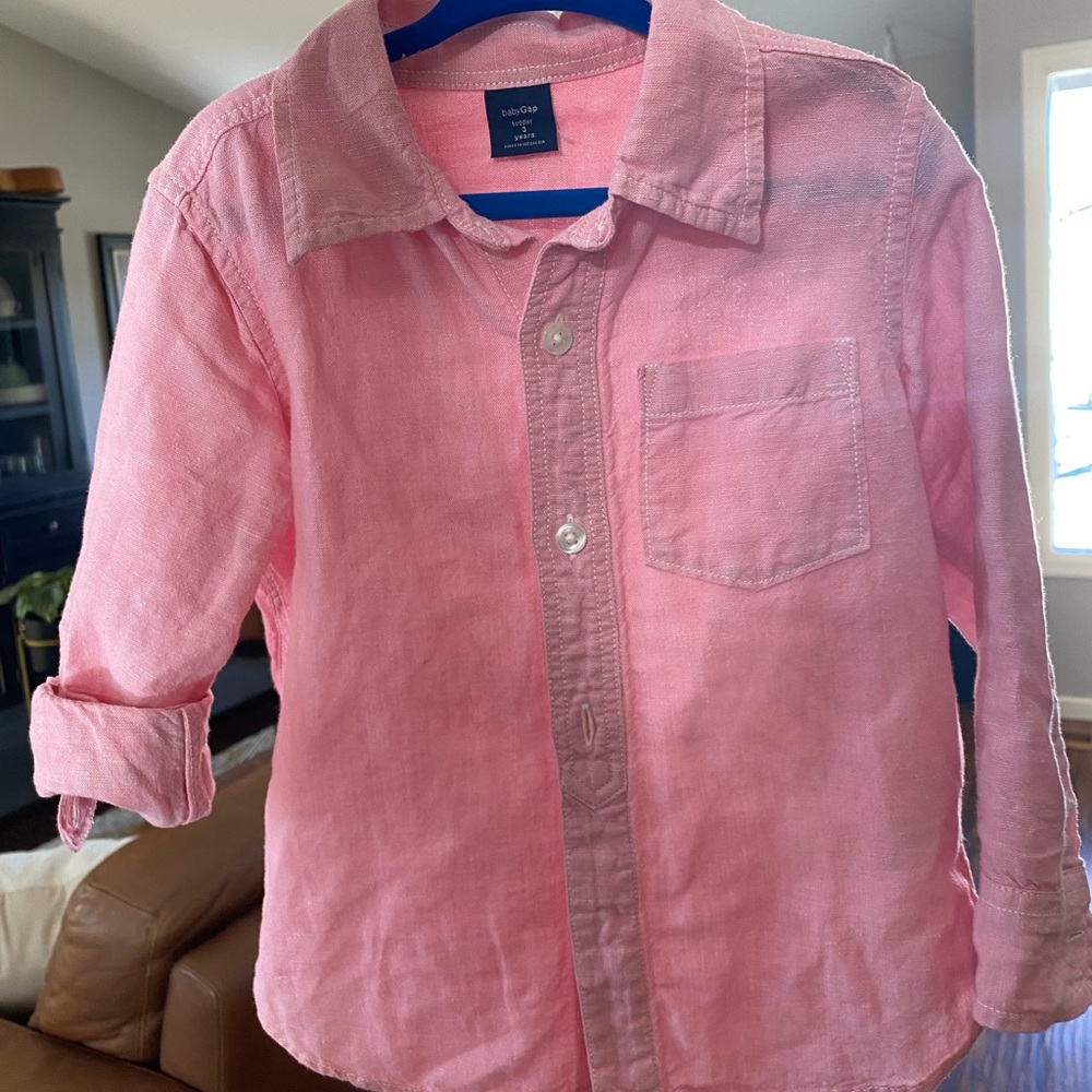 Gap pink linen